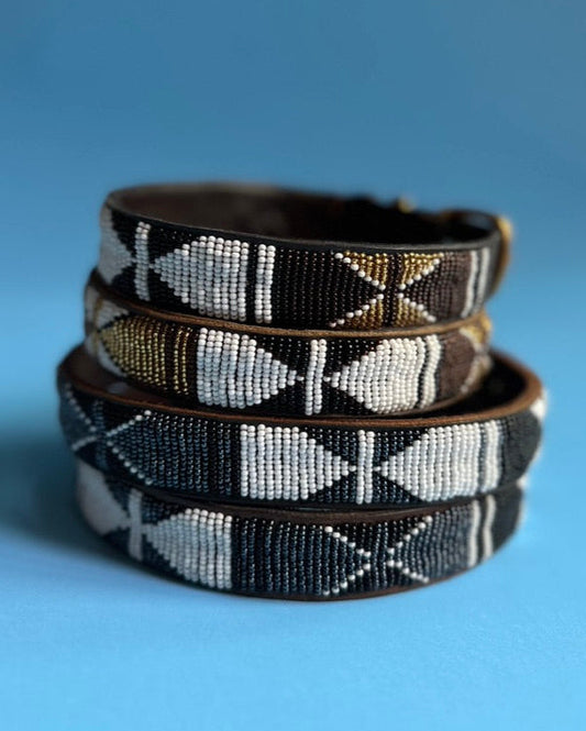 Nyeusi Black Dog Collar X Large